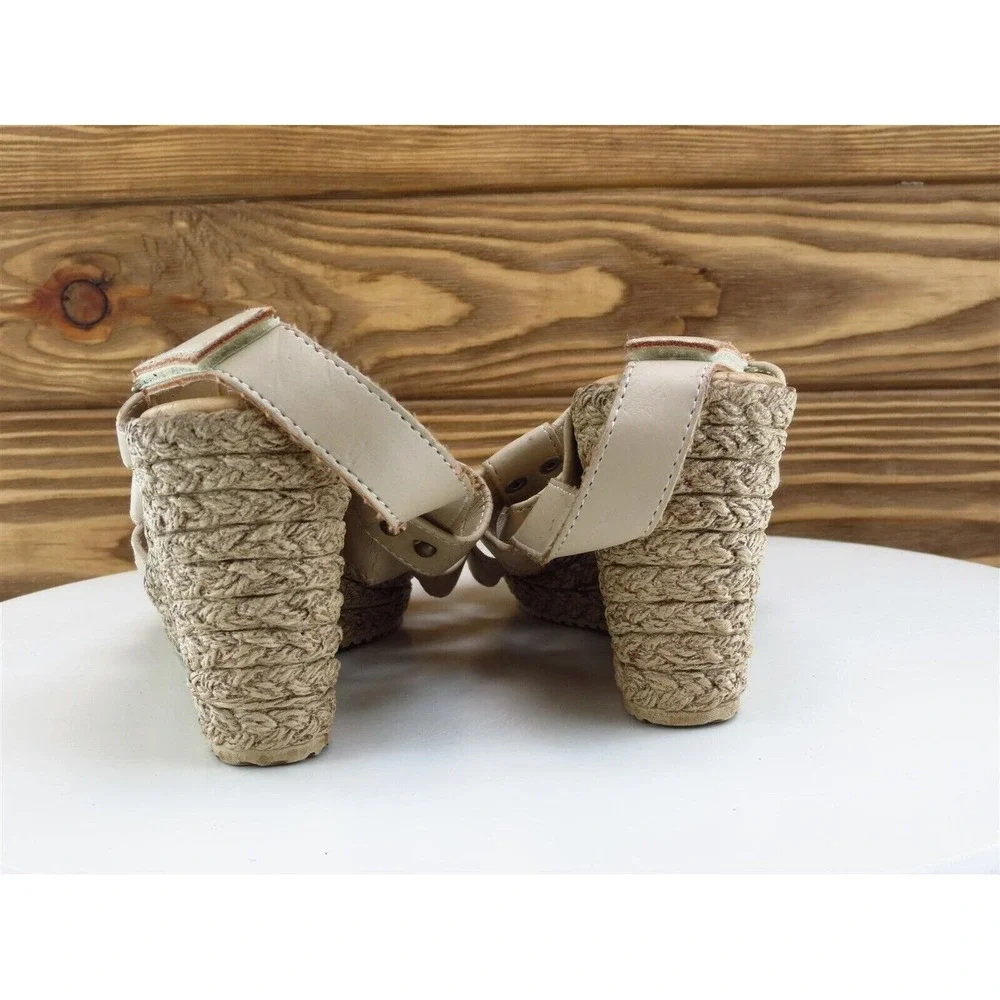 Selex‎ Size 5 M Women Sandal Strappy Beige Synthetic